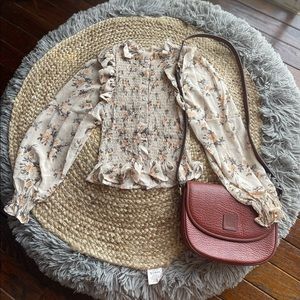 FLORAL LONG SLEEVE BLOUSE